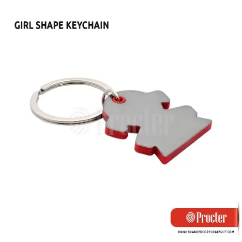  GIRL Shape Keychain With Highlight J89 