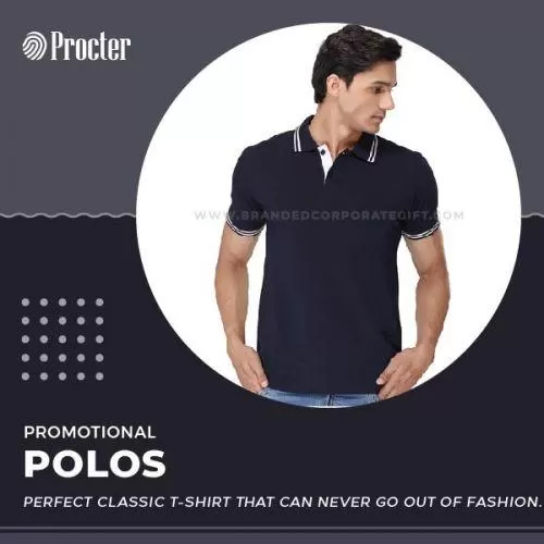  Navy Blue Fashion Polos KL-TS-POLO-01 NB