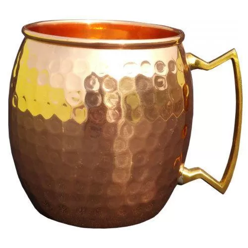 Hammered Pure Copper Mug  500ML DC-102 