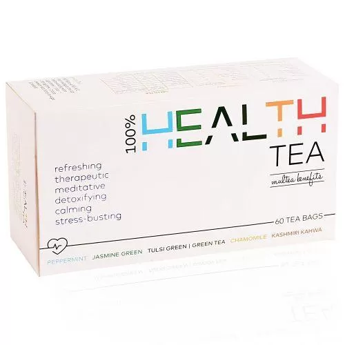 Goodwyn Health Green Tea Box, 6 Green Teas for Different Times & Moods of the Day, 60 Tea Bags