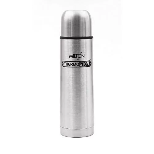 Milton Thermosteel Flip Couvercle Flasque, 500 ml, Argent (Ec-tms-fis-0056 _ Acier)