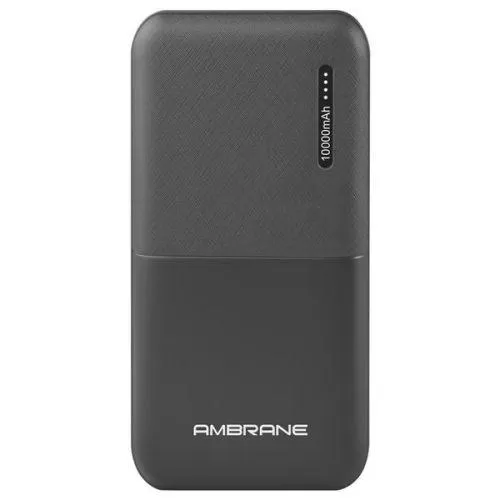 Ambrane Capsule 10K (10000 mAh) Lithium Polymer Power Bank (Black) PP-111