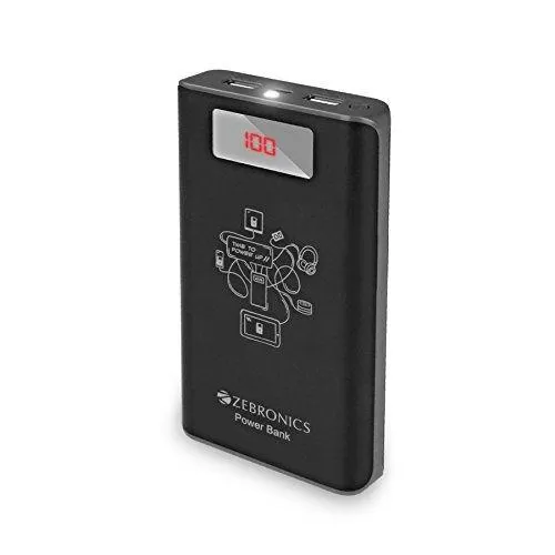 Zebronics PG15000D Power Bank with 15000 mAh Mobile External Battery