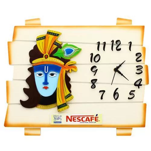 Nescafe Krishna with Clock ED 1605   