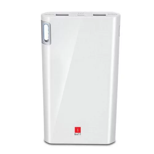 iBall-Power Bank - 10000mAH - PLM10003-White/Rose Gold