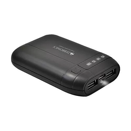 Zebronics MC6000 6000mAH Lithium Ion Power Bank (Black)