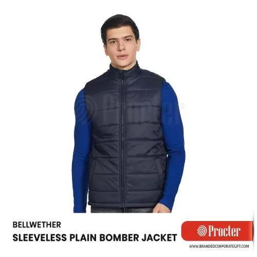 BELLWETHER SLEEVELESS Plain Bomber Jacket