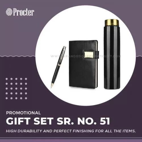 Classic 3 in 1 Black Gold Gift Set Sr. No. 51