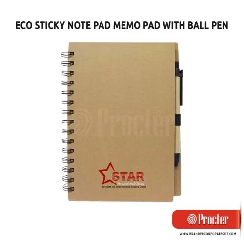 ECO Sticky Pad Memo Pad With Pen H811