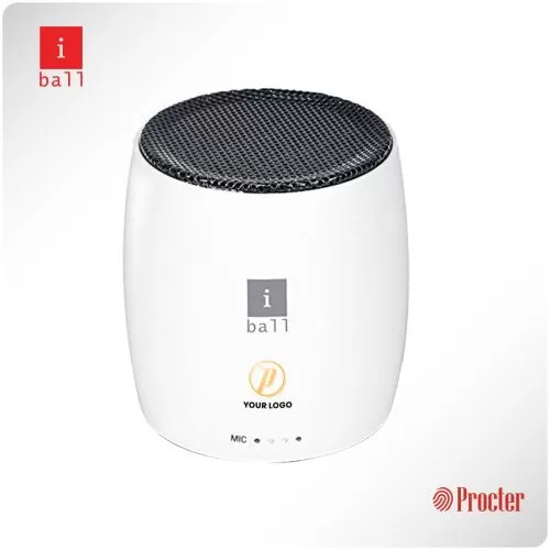 iBall Crazy Beatz B4 Portable Bluetooth Speaker (White)