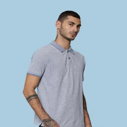 JACK & JONES - VIKTOR POLO Round neck t-shirt