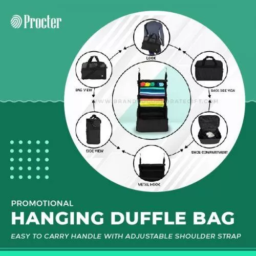 Killer Black Hanging Duffle Bag