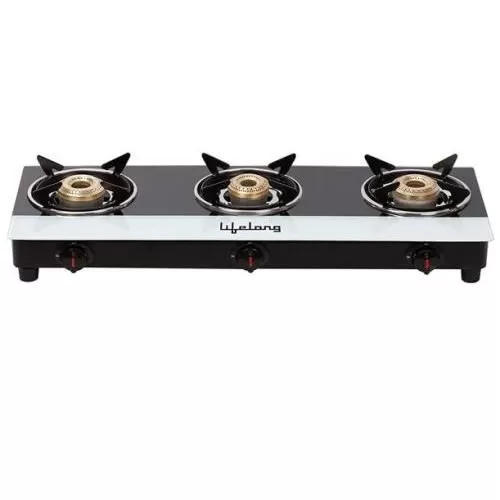 Lifelong  Ark 3-Buner Glass- Gas Stove LLGS310