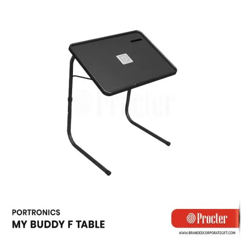 Portronics MY BUDDY F Multipurpose Movable & Adjustable Laptop Table