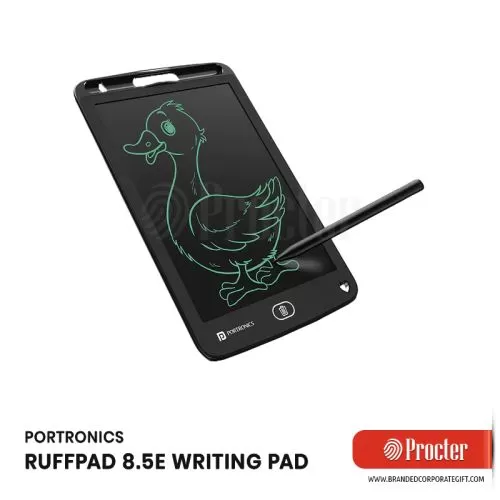 Portronics RUFFPAD 8.5E Re-Writable LCD Writing Pad