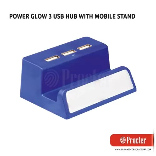 POWERGLOW 3 USB Hub With Mobile Stand C85 