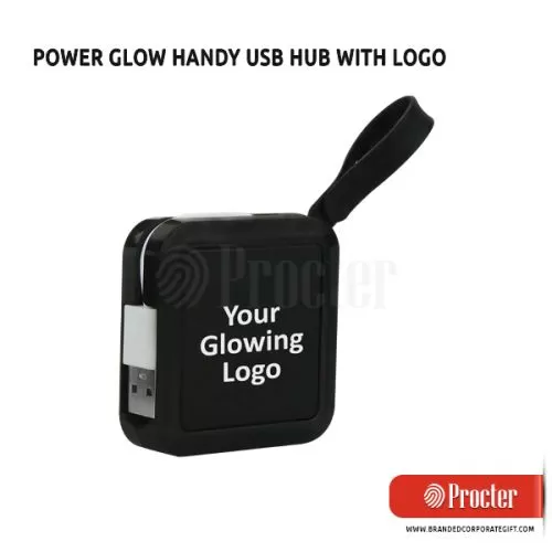 POWERGLOW Handy USB Hub With Logo Highlight C95 