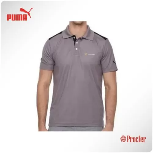 Puma ESN Polo T-Shirt Grey