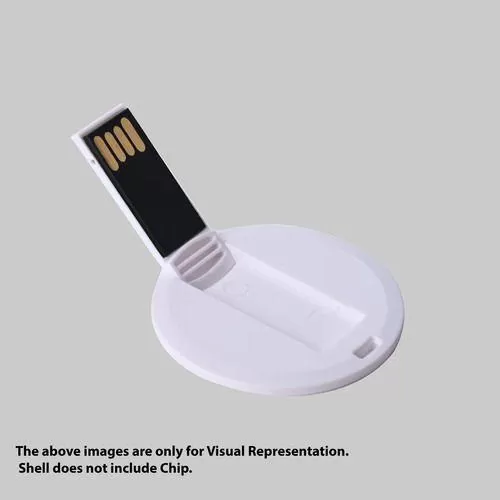 Round Shape Card USB Pendrive Shell CS003