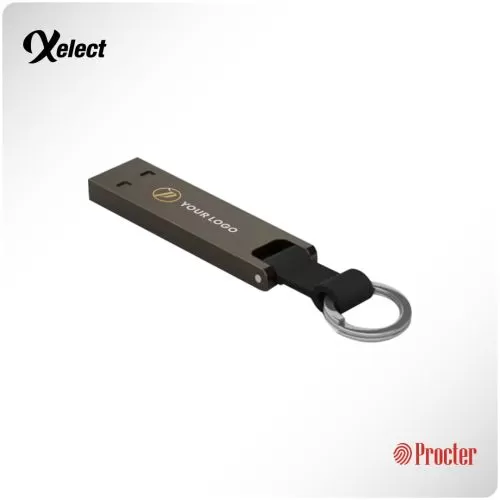 Xelect Stylish Keyring Metal Pen Drive U351