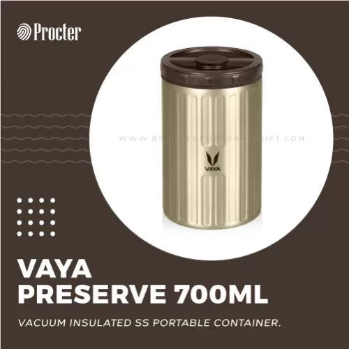 VAYA PRESERVE 700ml STAINLESS STEEL FOOD STORAGE CONTAINER