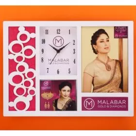  Photoframe Wall Clock (Dial 100 x 130 mm) TB 1705