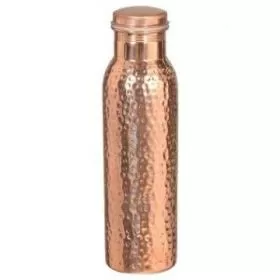 Jointless Hammered Pure copper water bottle 1100ML DC-08