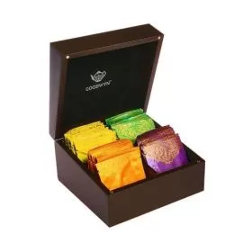 Goodwyn ALLURING CHEST 40 TEA BAGS - A ROYAL EXOTIC WOODEN TEA GIFT BOX