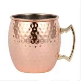 Hammered Steel Copper Mug 500ML DC-103 