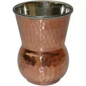 Steel Copper Dholak Glass 400ML DC-157 