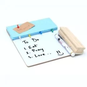 Pin Board + Whiteboard, Combination Board Small 