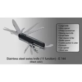 11 function Swiss knife - Black