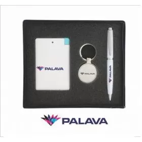 Gift Set Power Bank 2500 Mah, Pen and Keychain Set 