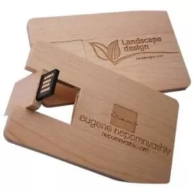 Wooden Card Pen Drive U358