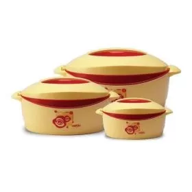 Milton Trumph 3 Piece Casserole Gift set, Red FG-THF-FTK-0199