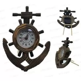 WOODEN ANCHOR CLOCK DC-004