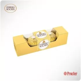 Ferrero Rocher 4 Pcs. Exquisite Hazelnut and Milk Chocolate