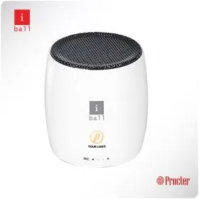 iBall Crazy Beatz B4 Portable Bluetooth Speaker (White)