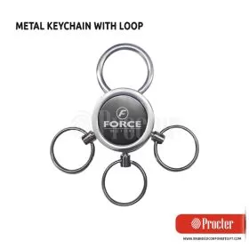 Metal Keychain With Loop H533