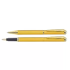 Pierre Cardin Pearl Satin Gold Pen Set