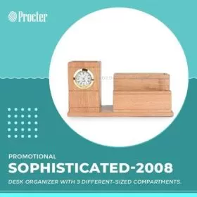 Sophisticated Wooden Desk Organizer DW 2008