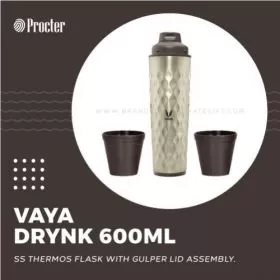 VAYA DRYNK 600ml THERMOS FLASK WITH GULPER LID ASSEMBLY